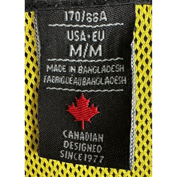 Stormtech Jacket Men's M Black Yellow Performance Apparel Windbreaker Strapped - Picture 16 of 16